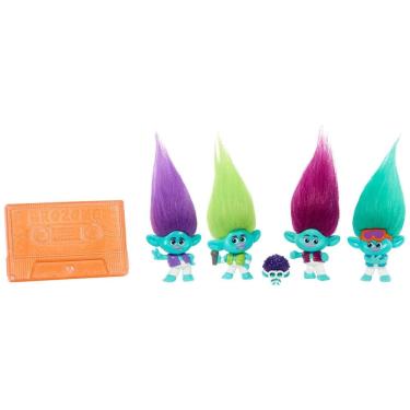 Imagem de Conjunto Trolls On Tour com 5 Bonecas e Suporte Fita Cassete, Mattel