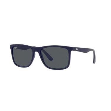 Imagem de Óculos de Sol Fosco Azul Ray-Ban