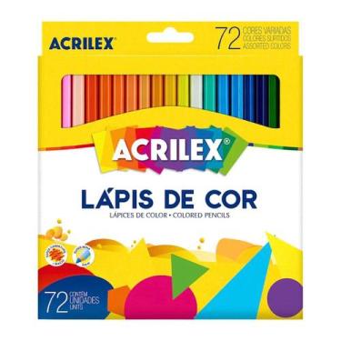 Imagem de Lápis de Cor Super Cobertura 72 Unidades - Acrilex