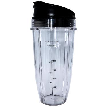 Imagem de Copo Liquidificador NutriNinja com tampa 709ml, BLENDIN, Preto