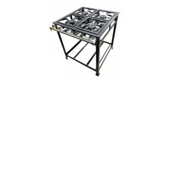Imagem de Fogão Industrial 4 Bocas 40x40 AP P8 Leona