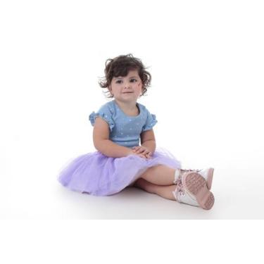 Imagem de Saia Princesa Tutu LILÁS com Brilho - QUIMERA KIDS, 8