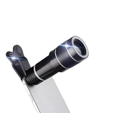 Imagem de Lente teleobjetiva de foco longo 20X para iPhone e Android, lente de câmera de celular com zoom com clipe de telefone para tirar fotos, vídeos, tirar fotos de longa distância, viagens