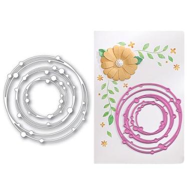 Imagem de Modelo de perfuração para máquina de perfuração, modelos de gravação em relevo para scrapbooking, papel fotográfico, cartões, artesanato em relevo, faça você mesmo, item de aniversário