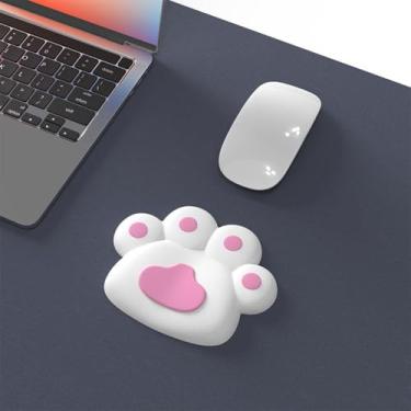 Imagem de Mouse pad para descanso de pulso, antiderrapante, útil, ergonômico, cotovelo, acessórios de mesa macios para suporte