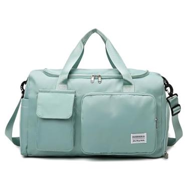 Imagem de Mochila Mala Bolsa Para Academia Viagem Natação Camping Bagagem de Mão na Cor Verde