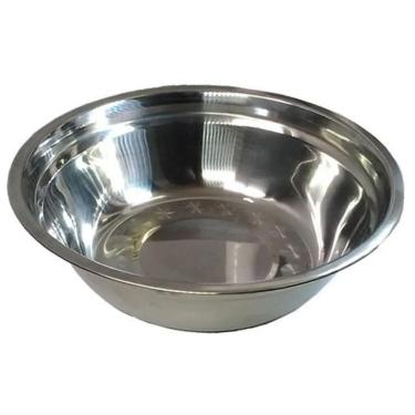 Imagem de Tigela Inox Bowl Cumbuca Preparo Receita Refeiçao Casa Restaurante Lanchonete Residencial Multiuso Versatil Resistente