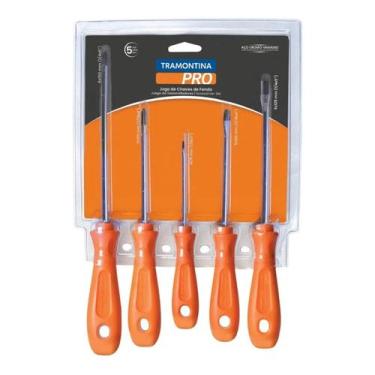 Imagem de Jogo De Chave De Fenda/phillips 5 Pçs Tramontina Pro