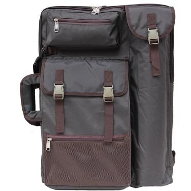 Imagem de Bolsa De Portfólio De Arte à Prova De Chuva Grande Bolsa De Artista A2 Mochila De Portfólio De Arte A2 Prancheta De Desenho Bolsa De Suprimentos De Arte Bolsa De Arte Portátil D, Coffee