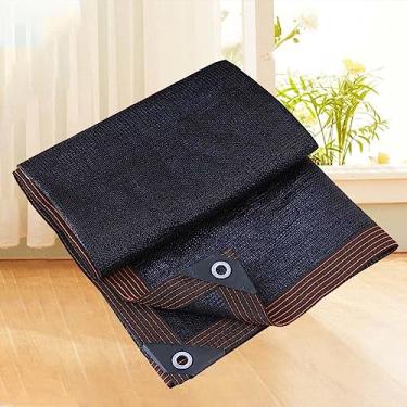 Imagem de Toldo solar 2m X 2m 3m X 3m 3m X 4m 4m 4m X 4m Rede de sombreamento de plantas de estufa, toldo de lona de malha de sombra para varandas/estufas, tamanhos personalizáveis, preto-3x5m