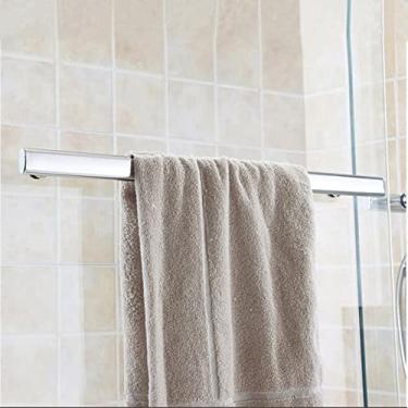 Imagem de STXYANGV Maçaneta de porta de chuveiro de substituição para porta de vidro barra de toalha de lado único puxador puxador de porta de banheiro puxadores de porta interior exterior (tamanho: 400 mm)