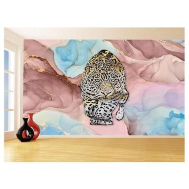 Imagem de Papel De Parede 3D Animais Pop Art Onça Pintada 3,5M Pxa75 - Você Deco