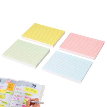 Imagem de Cartões coloridos – Bloco de notas com 4 raspadinhas – Ferramentas de ensino para preparação de exames de brainstorming, sala de aula, projetos de artesanato, diário