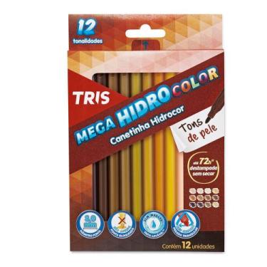 Imagem de Hidrocor Pf Pele C/12 Cores 687728 - TRIS