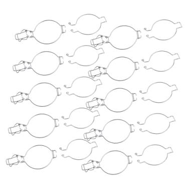 Imagem de Baoblaze Conjunto de 10 presilhas de arame para potes de vidro com boca larga, em aço inoxidável.