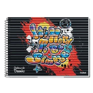 Imagem de Caderno De Cartografia E Desenho Espiral Universitário Capa Dura 80 Folhas My Collection Credeal Estampa 3