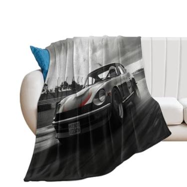 Imagem de HouLaiZhe Cobertor super macio de flanela 240z retrô carro esportivo clássico JDM fresco leve cobertores refrescantes para sofá-cama cadeira sofá carro viagem ao ar livre leve quente 178 x 203 cm