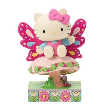 Imagem de Estatueta Enesco Sanrio de Jim Shore, Hello Kitty The Cogumelo, 14 cm, multicolorido