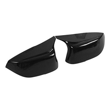 Imagem de aqxreight 2 Peças de Capa de Espelho Retrovisor de Fibra de Carbono Estilo Substituição para Q50S 2014 Up Peso Durável 2016 Up Resistente Ao Uso e Substituição 2014 para Q60 QX30
