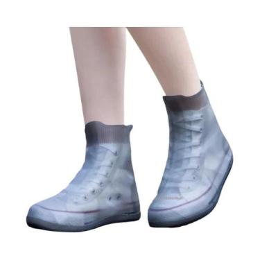Imagem de Capas de Bota de Chuva de Silicone Espessadas - Antiderrapantes e à Pr