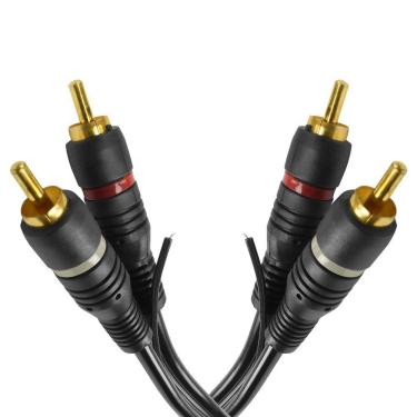 Imagem de Cabo De áudio Evus C-0182 Rca Macho ×2 Rca Macho Gold 3m