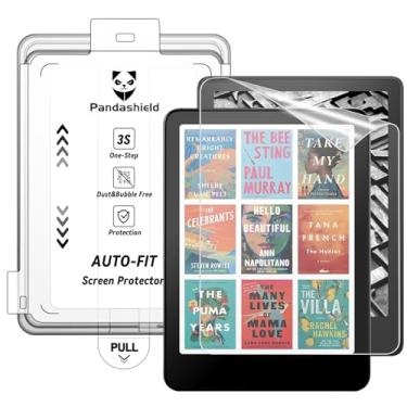 Imagem de PandaShield Pacote com 2 protetores de tela com ferramenta de alinhamento automático para Paperwhite 6 (12ª geração, 7 polegadas), Colorsoft, Boox Go 7, Kobo Aura 2, textura fosca original
