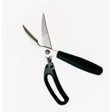 Imagem de Tesoura Trinchar Aço Inox Cozinha Corte Frango Peixe Aves