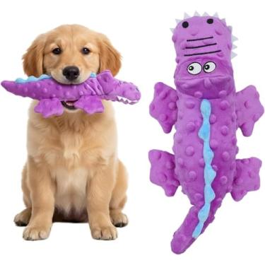 Imagem de AdoPet Brinquedo Squeaky Pet (crocodilo rosa)