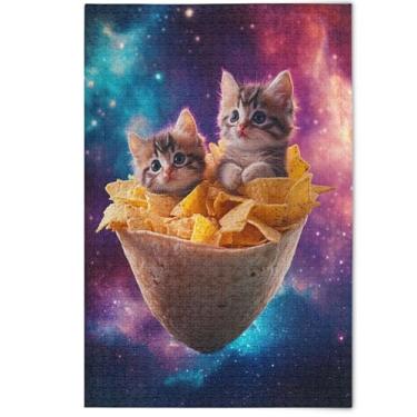 Imagem de Adult Jigsaw Puzzles 500 Pieces Cute Colorful Cats Kittens Family Puzzle Lovers Gifts Scene Colorful Puzzles Floral Landscape Art, 500 Pieces, 20.5" x 14.9"