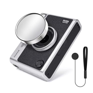 Imagem de HIYQIN Tampa de Lente para Fuji Mini EVO Câmera, Tampa Protetora de Lente Compatível com Instax Mini EVO Câmera Instantânea com Cordão Anti-perda - Prateado