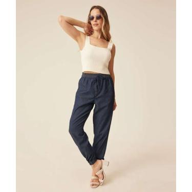 Imagem de Calça Jogger Feminina Marisa-15056, M, Jeans