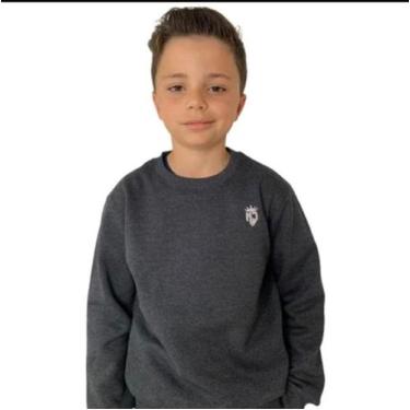Imagem de Blusa Moletom Infantil Menino Moletom Careca Peluciada - Mita Jeans, M