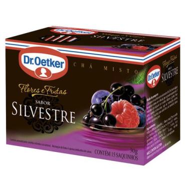 Imagem de Chá frutas silvestres dr oetker sachê 15g c/ 15 unidades - Dr. Oetker