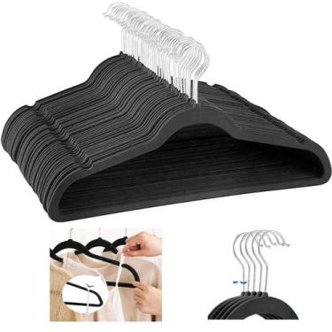 Imagem de Cabide Veludo Infantil Slim Antideslizante De Roupas  - FALASCA