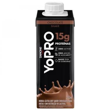 Imagem de YoPRO Chocolate UHT 15g de Proteínas 250ml - Danone, Chocolate, 250ml