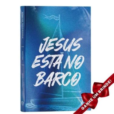 Imagem de Bíblia Sagrada Letra Normal  Capa Dura  Jesus está no Barco  Slim Penk