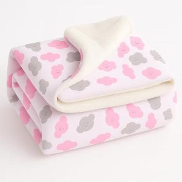 Imagem de Cobertor- Dupla face sherpa felpuda - Antialérgico(Nuvem Rosa)