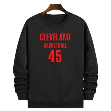 Imagem de Blusa Moletom Gola Basquete Cleveland Basketball número 45 - Loja Clic