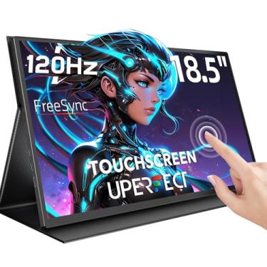 Imagem de UPERFECT Monitor Portátil UPERFECT 18,5” Touchscreen 1080P FHD, 120Hz FreeSync HDR, IPS 100% sRGB, 1ms, Tela Externa para Jogos e Laptop