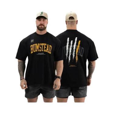 Imagem de Camiseta De Algodão Para Academia Masculina, T-Shirt Cbum Para Homens 