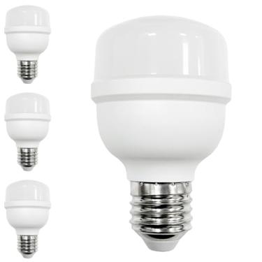 Imagem de Kit 4x Lâmpada Bulbo T Alta Potência Super LED 30~50W 6500K E27 Bivolt (Potência 20W)