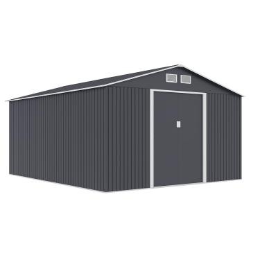 Imagem de Deposito De Aço Casa Container Armário Abrigo Jardim Exterior 322x277x203cm - Kansas