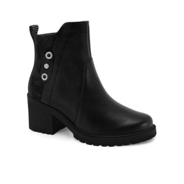 Imagem de Coturno Comfortflex Feminino - Preto