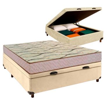 Imagem de Cama + Bau Blindado E Colchão D33 Casal - Maxsono Paropas