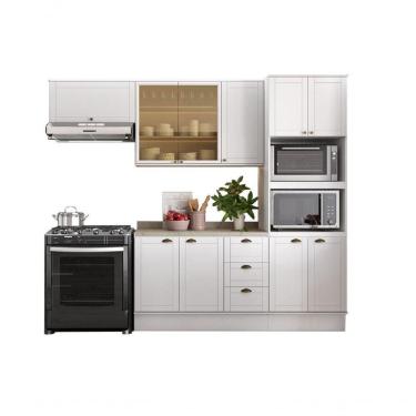 Imagem de Cozinha Completa Milla Pop 100% Mdf Armário E Balcão Branco Carraro