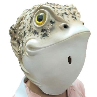 Imagem de Máscara Funny Toad, fantasia de Halloween, festa, látex para adultos -