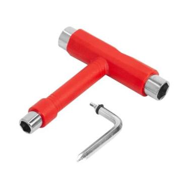 Imagem de Chave Allen Em Forma De T Preta Para Skate E Longboard, Ferramentas Pr