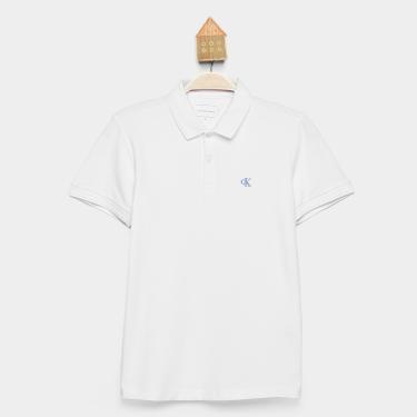 Imagem de Camisa Polo Infantil Calvin Klein Logo Bordado-Unissex