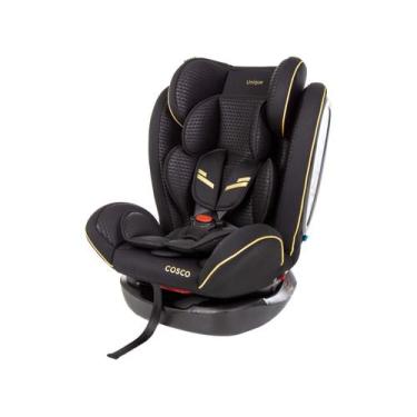 Imagem de Cadeirinha Unique 0 a 36kg Cosco - Preto Ouro, Preto Ouro