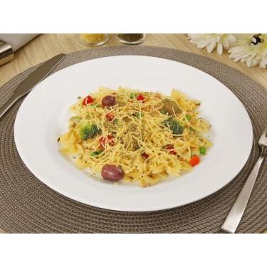 Imagem de Prato Menu Raso 27CM Nadir Figueiredo , Branco, 01